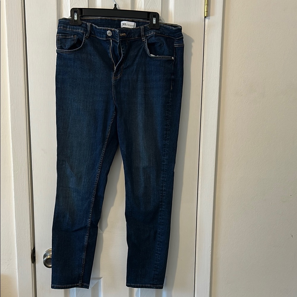 Women's Blue Jeans Zara size 14